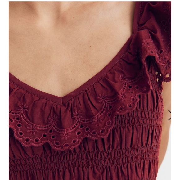 Lucie Embroidered Cotton Midi Dress - Picture 4 of 6